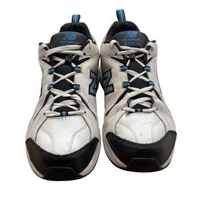 New Balance Men's White and Black Athletic Shoes‎ size 12D